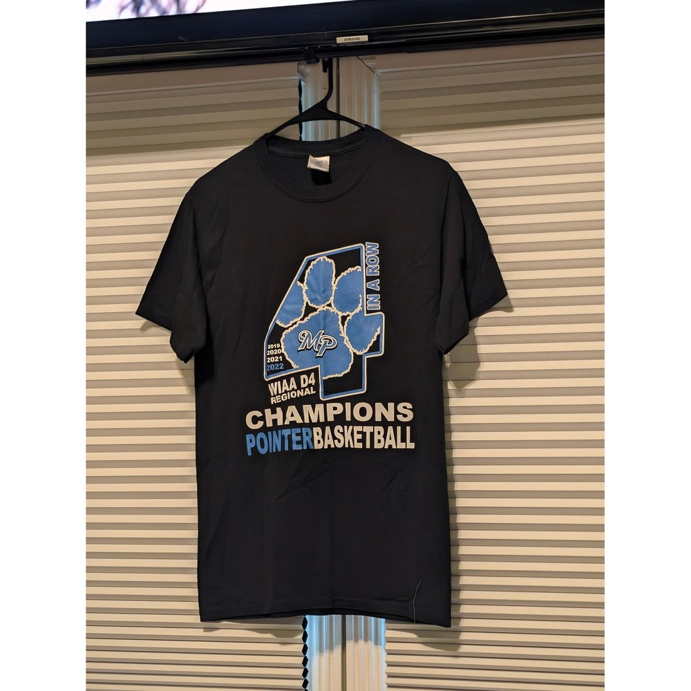 Port & Company Mineral Point Girls Basketball 2022 Regional Champs T-Shirt Small